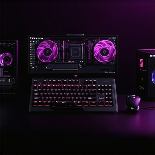 Optimized Professional Workstation Hardware High-end keyboard and PC hardware setup for maximum performance