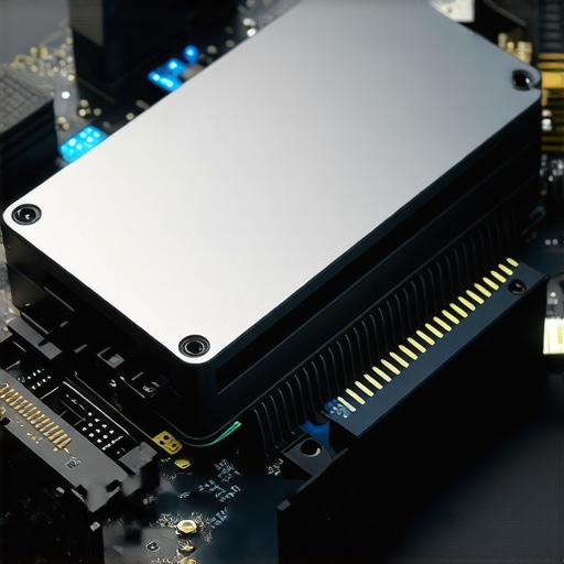 Optimized Workstation Storage and Cooling High-end NVMe SSD with dedicated heatsink inside a professional workstation build.