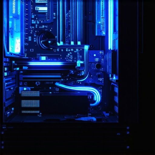 Optimizing Vertical Airflow in a Workstation PC Case A diagram-style photo of a PC case showing the chimney effect with bottom intake and top exhaust fans.