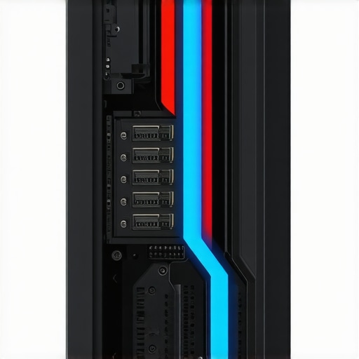 Optimizing Vertical PC Airflow Path Diagram showing how air moves from bottom to top in a vertical workstation PC case.