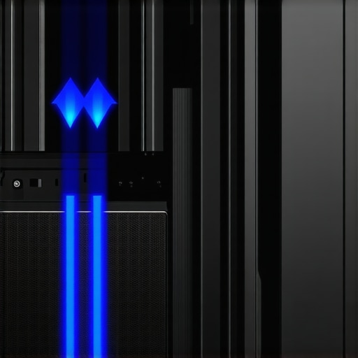 Optimizing Workstation Airflow for GPU Longevity A professional workstation build showing air cooling and mesh panel airflow path.