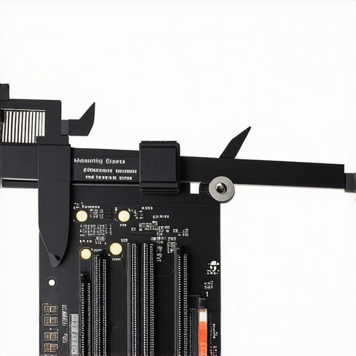 Precision Measurement for PC Radiator Clearance Measuring internal PC case dimensions to ensure radiator and fan thickness compatibility.