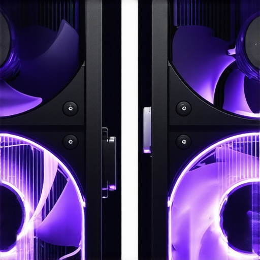 A massive air cooler designed for silent performance in a professional workstation.
