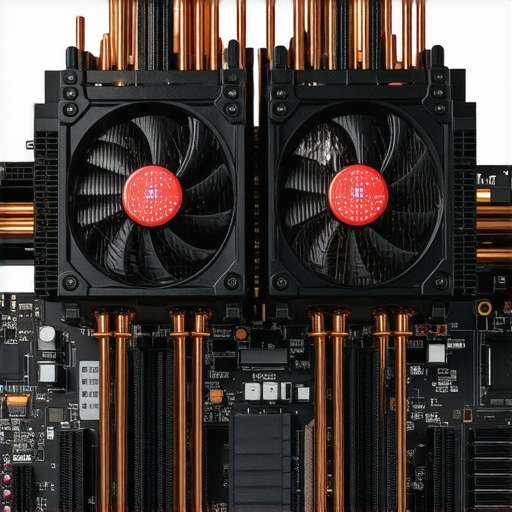 Professional Air Cooling Setup A large dual-tower air cooler for professional workstation CPUs