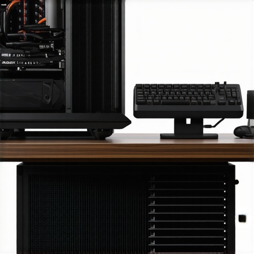 Professional Air Cooling vs Liquid Cooling Comparison A high-end dual-tower air cooler and a 360mm liquid cooler radiator showing the differences in workstation cooling hardware.