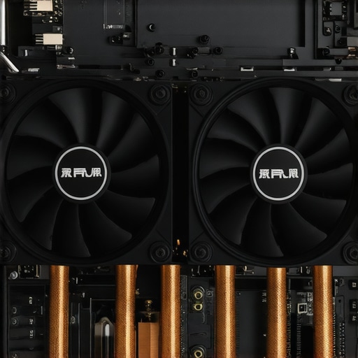 Professional CPU Air Cooling Setup Large dual-tower air cooler installed in a professional workstation for maximum reliability.