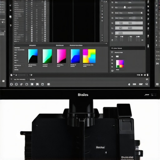 Professional Colorimeter Calibration Calibrating a professional monitor with a hardware colorimeter for color accuracy.