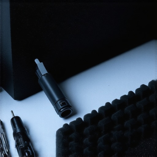 A collection of precision tools and foam materials used for maintaining and modding high-end mechanical keyboards.