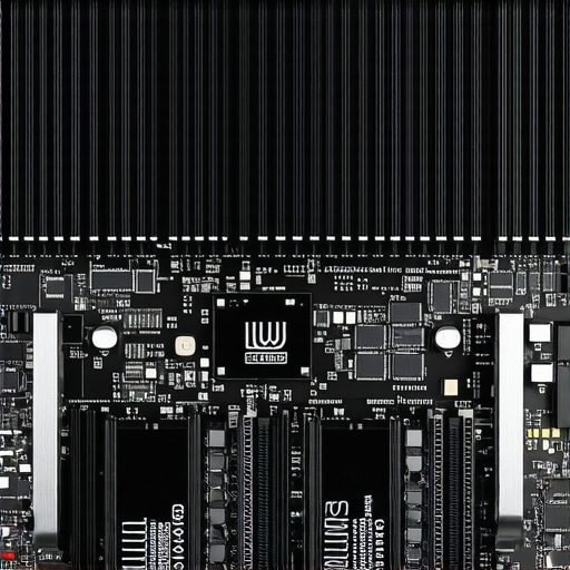 High-performance NVMe SSDs installed on a workstation motherboard with thermal management