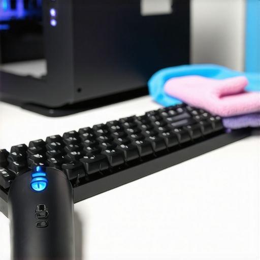 Professional PC and Keyboard Maintenance Tools Professional tools for cleaning a workstation PC and mechanical keyboard.