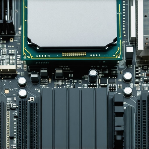 Professional Thermal Paste Application Pattern Close-up of X-pattern thermal paste on a workstation CPU