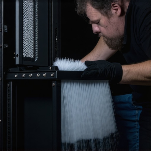 Professional Workstation Air Cooler Maintenance Cleaning a dual-tower CPU air cooler and dust filters for workstation longevity