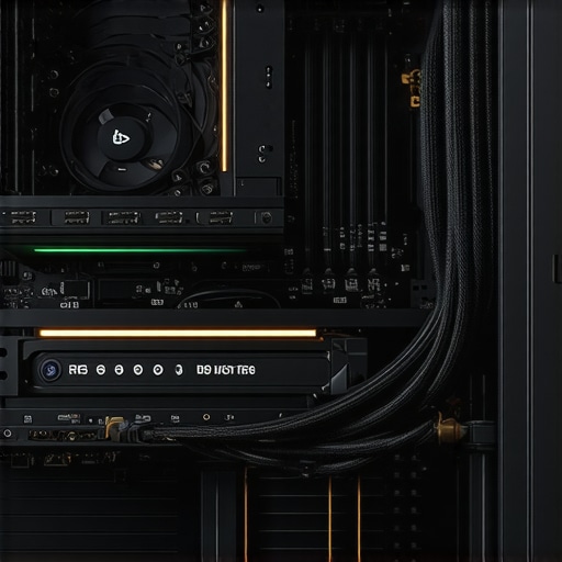 Professional Workstation Internal Maintenance A clean PC interior with optimized cooling and cable management.