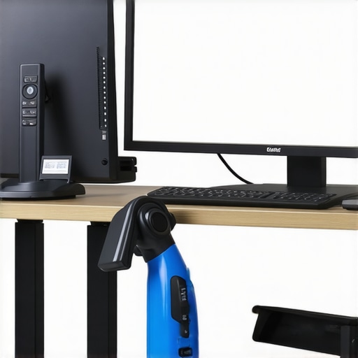 Professional Workstation Maintenance and Calibration A professional calibrating a monitor and cleaning a PC workstation