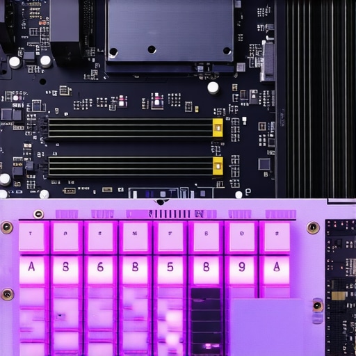 Professional Workstation Maintenance and High-End Hardware A well-maintained professional workstation featuring an aluminum mechanical keyboard and cooled SSD storage.