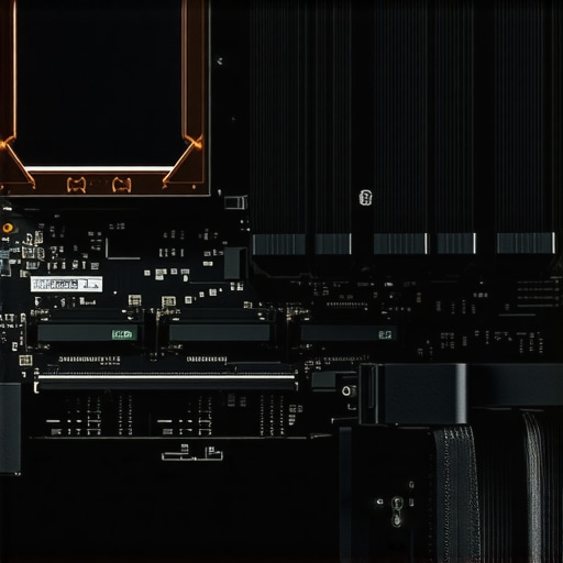 Professional Workstation Maintenance and Interior Layout Close-up of organized workstation internal components including NVMe cooling and cable management.