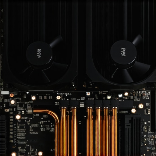 Reliable Dual-Tower Air Cooling Setup A robust dual-tower air cooler installed on a professional workstation motherboard for maximum reliability