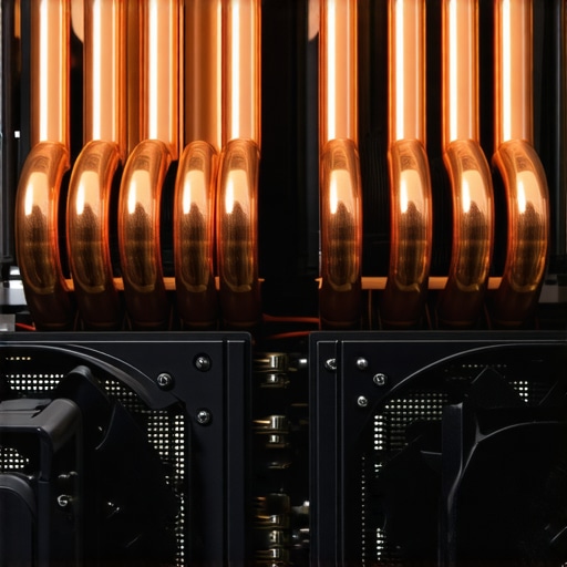 Reliable Dual-Tower Air Cooling for Workstations Close-up of a professional dual-tower air cooler inside a PC case