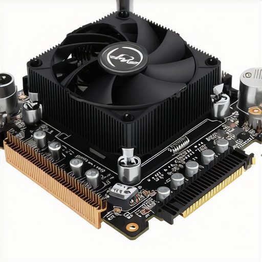 SFF Air Cooler Clearance Detail Low profile CPU cooler installed with tight RAM clearance on a mini-ITX motherboard.