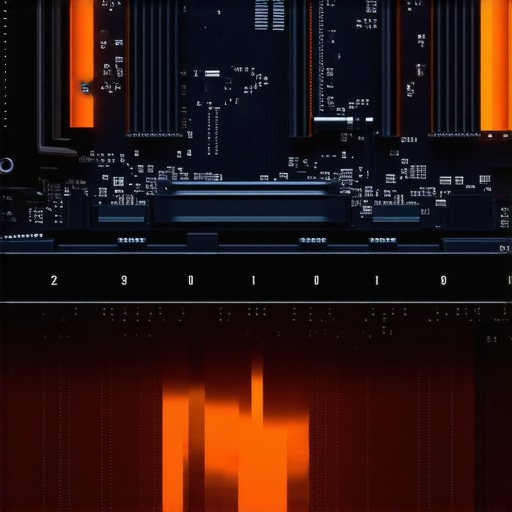 Thermal Airflow Visualization in Professional Workstation Heat map showing air circulation and thermal management in a professional PC case.