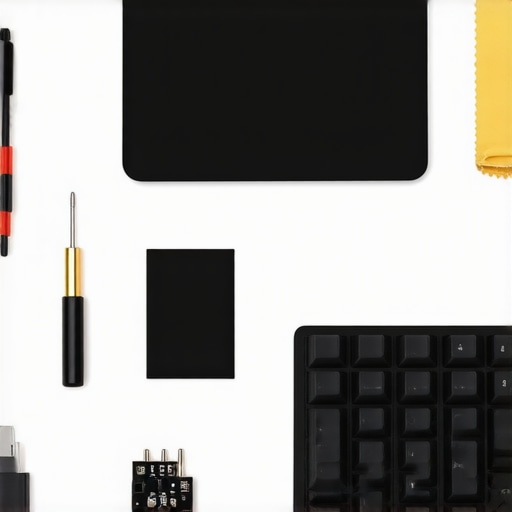 Workstation Maintenance Essentials Professional PC maintenance tools and components on a clean desk